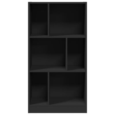 vidaXL Bibliothèque noir 57x28,5x107,5 cm bois d'ingénierie