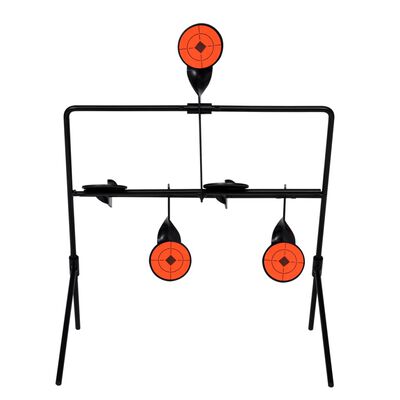 vidaXL Cible de tir avec réinitialisation automatique et 4+1 cibles