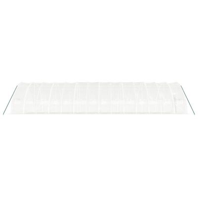 vidaXL Serre avec cadre en acier blanc 84 m² 14x6x2,85 m