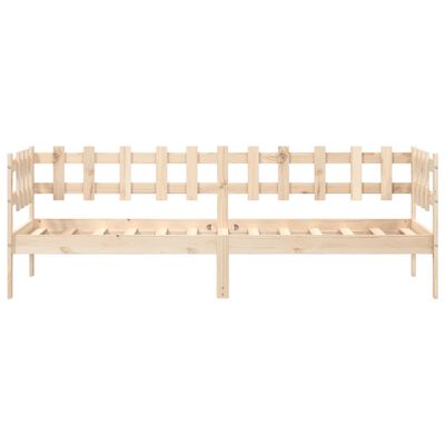 vidaXL Lit de jour sans matelas 90x200 cm bois de pin massif