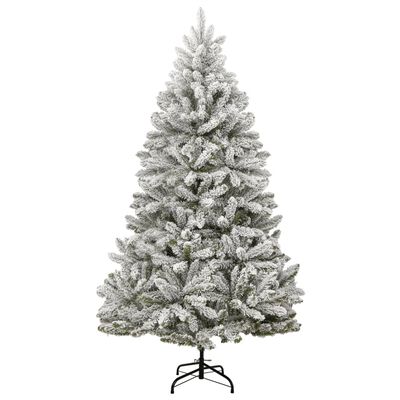 vidaXL Sapin de Noël artificiel articulé 300 LED et boules 240 cm