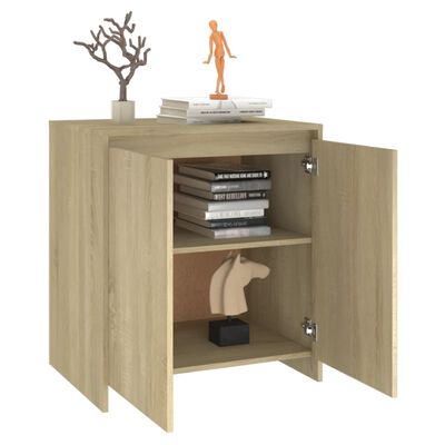 vidaXL Buffet Chêne sonoma 70x41x75 cm Bois d'ingénierie