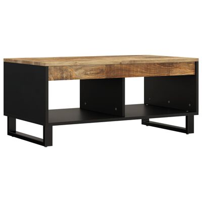 vidaXL Table basse 90x50x40 cm bois de manguier massif