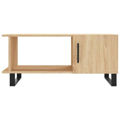 vidaXL Table basse chêne sonoma 90x50x40 cm bois d'ingénierie