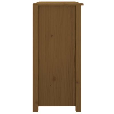 vidaXL Buffet Marron miel 100x35x74 cm Bois massif de pin