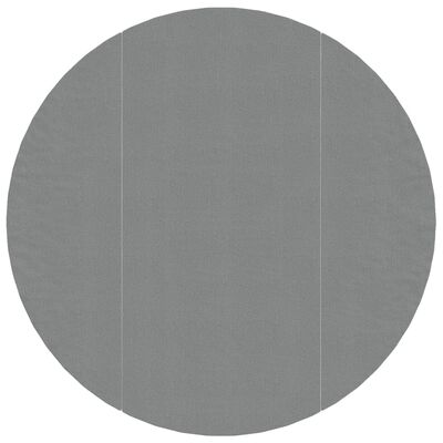 vidaXL Bâche de piscine gris clair Ø306 cm géotextile polyester