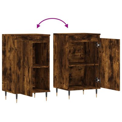 vidaXL Buffet chêne fumé 40x35x70 cm bois d'ingénierie