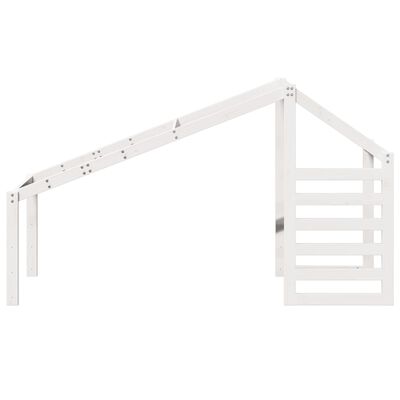 vidaXL Toit de lit pour enfants blanc 188x82x113 cm bois de pin massif