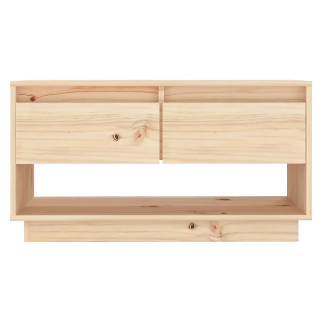 vidaXL Meuble TV 74x34x40 cm Bois de pin massif