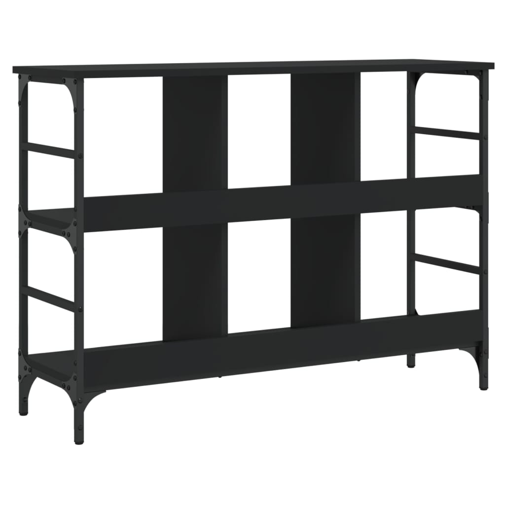 vidaXL Buffet noir 102x32x73,5 cm bois d'ingénierie