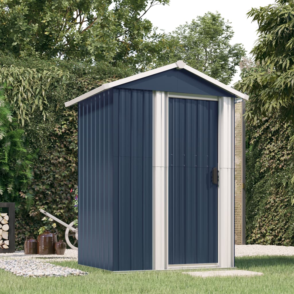 vidaXL Abri de jardin Anthracite 126x97,5x177 cm Acier galvanisé