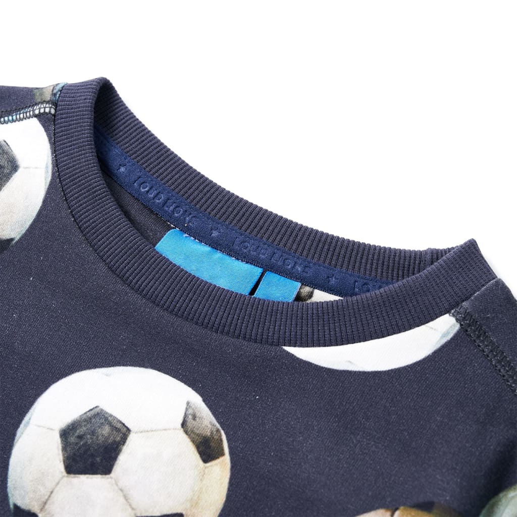 Sweatshirt pour enfants bleu marine 116