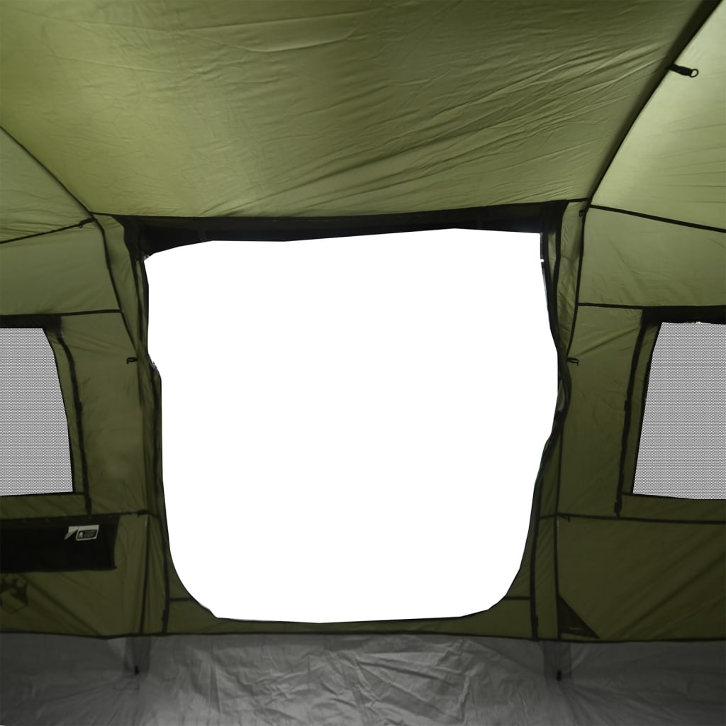 vidaXL Tente de camping tunnel 4 personnes vert olive imperméable