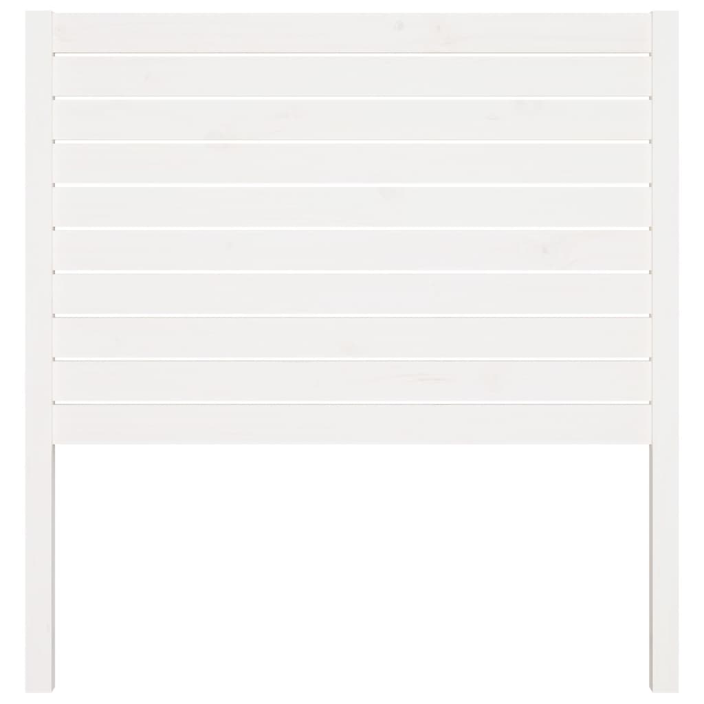 vidaXL Tête de lit Blanc 106x4x100 cm Bois massif de pin