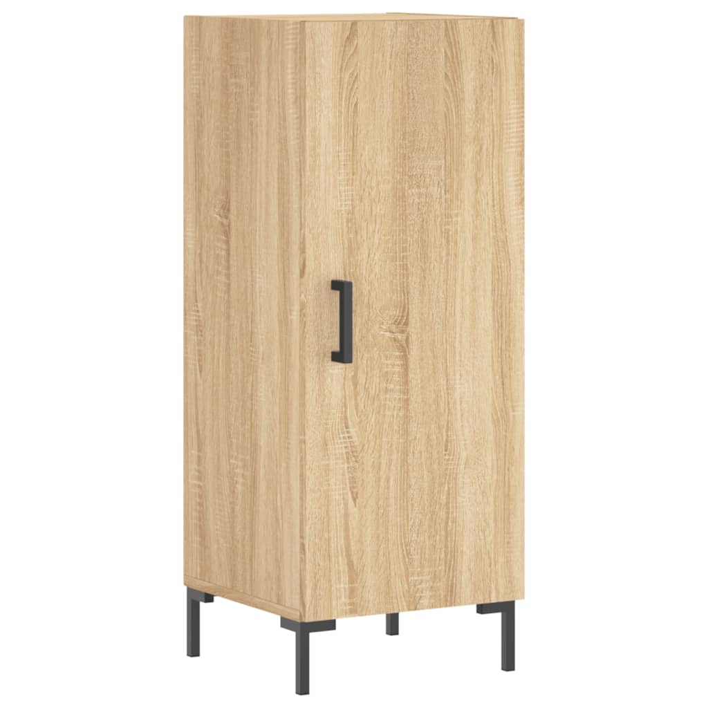 vidaXL Buffet Chêne sonoma 34,5x34x90 cm Bois d'ingénierie