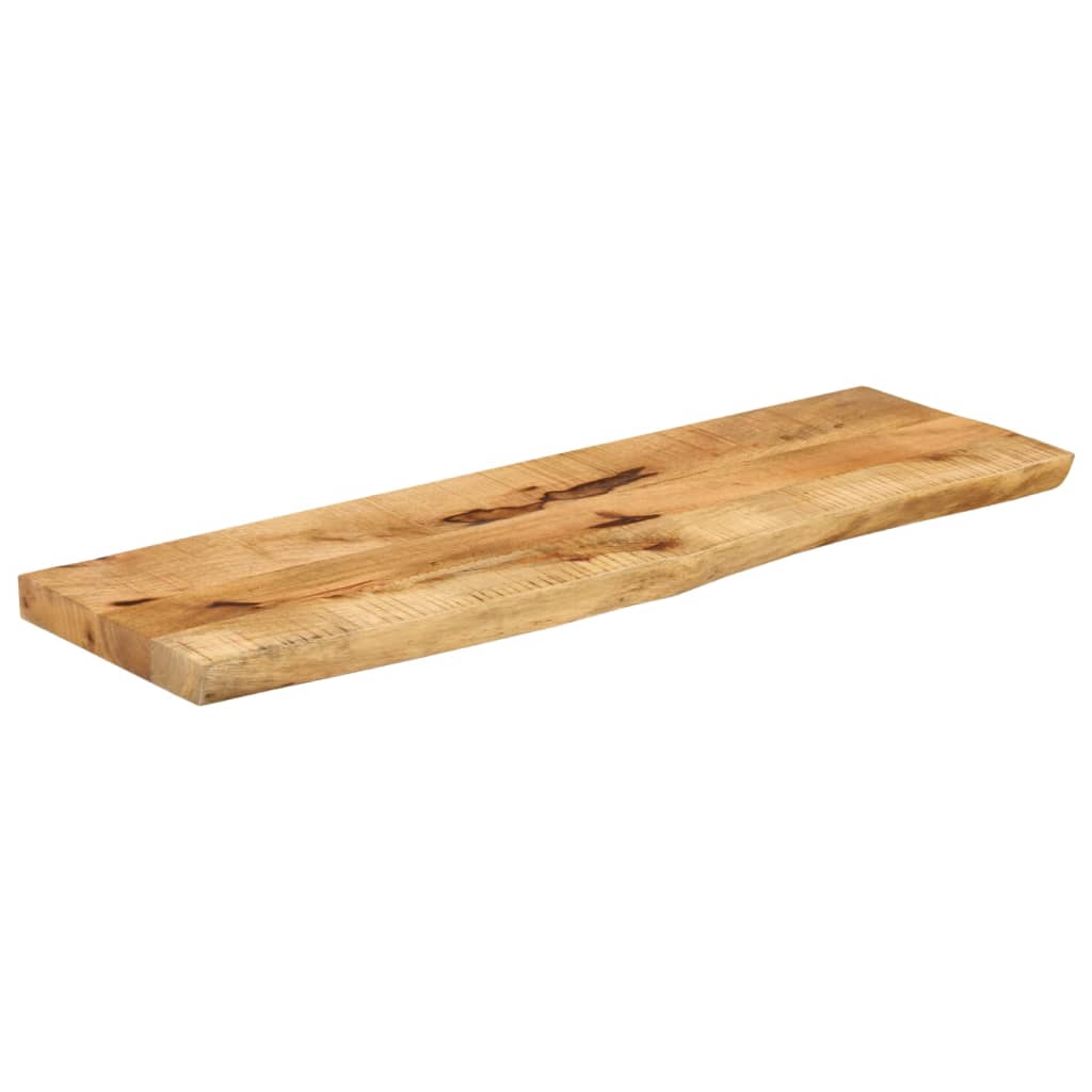 vidaXL Dessus de table 110x30x2,5cm bord vif bois massif manguier brut