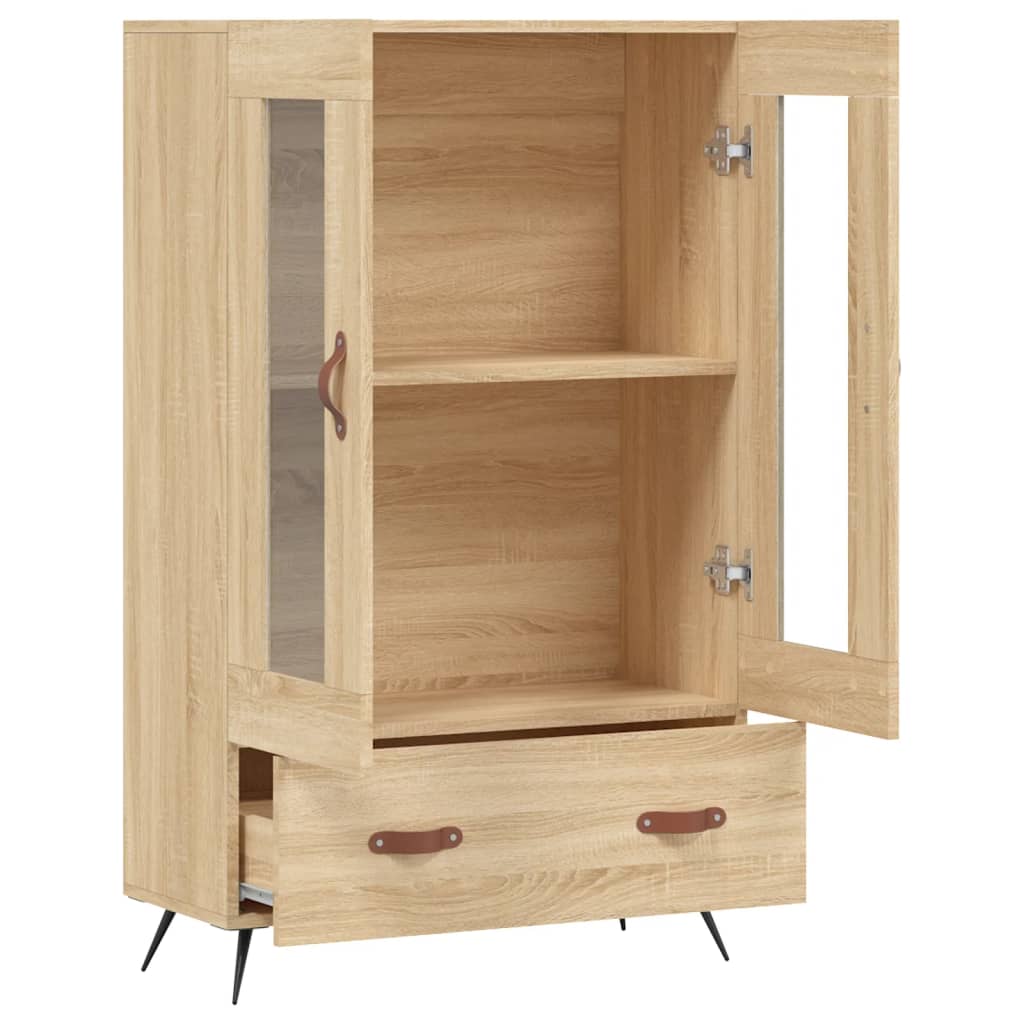 vidaXL Buffet haut chêne sonoma 69,5x31x115 cm bois d'ingénierie