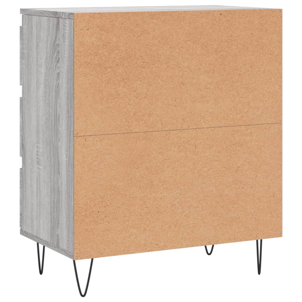 vidaXL Buffet Sonoma gris 60x35x70 cm Bois d'ingénierie