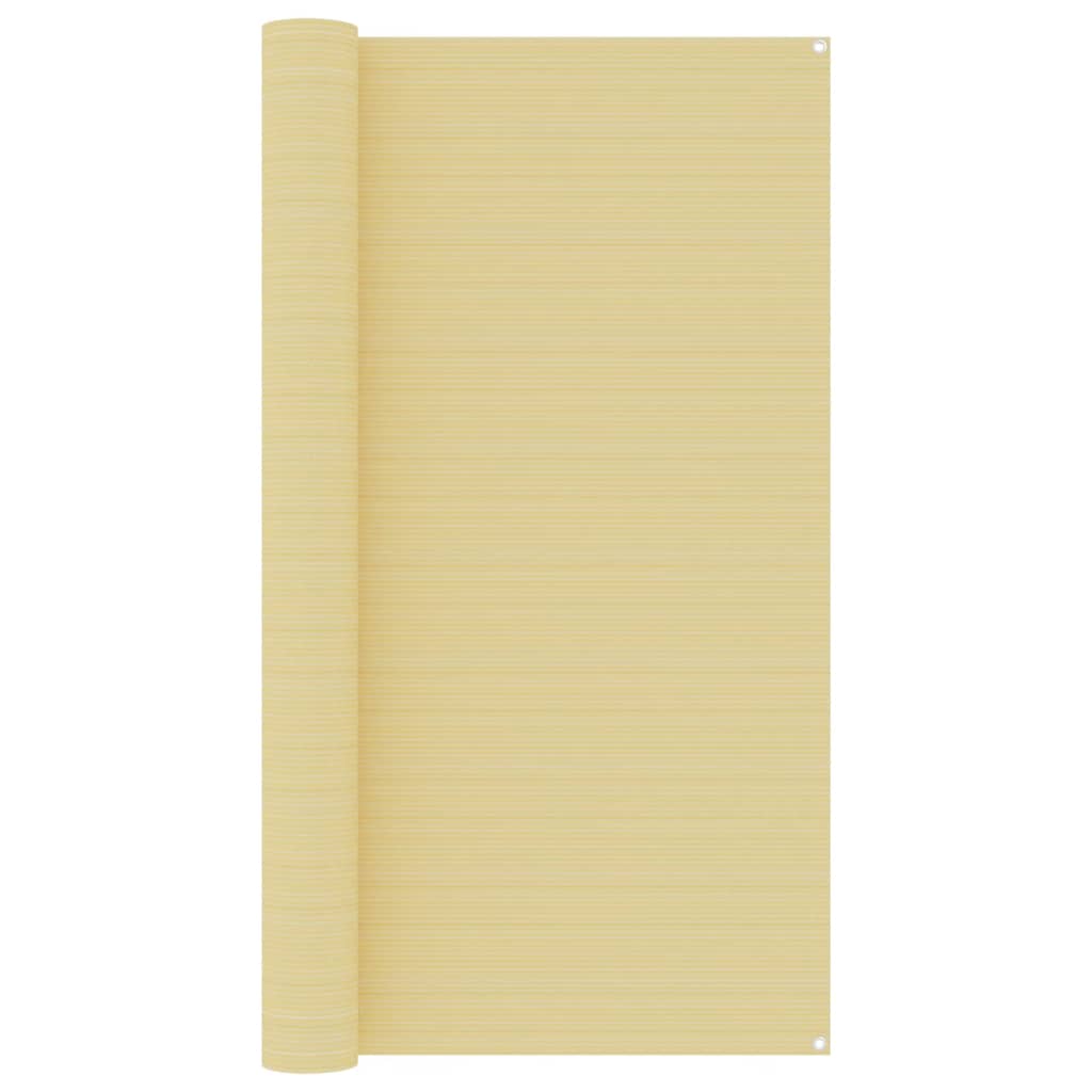 vidaXL Tapis de tente 200x300 cm Beige