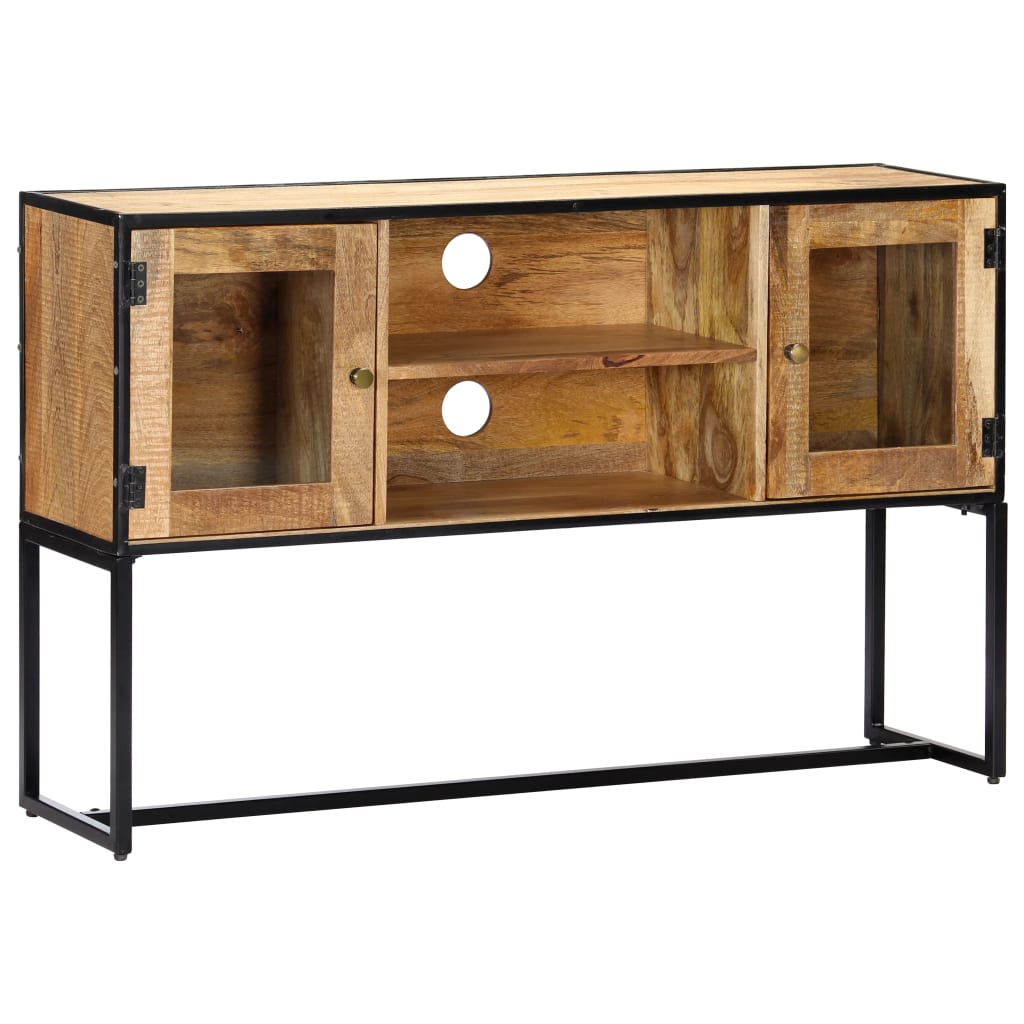 vidaXL Meuble TV 120x30x75 cm Bois de récupération massif