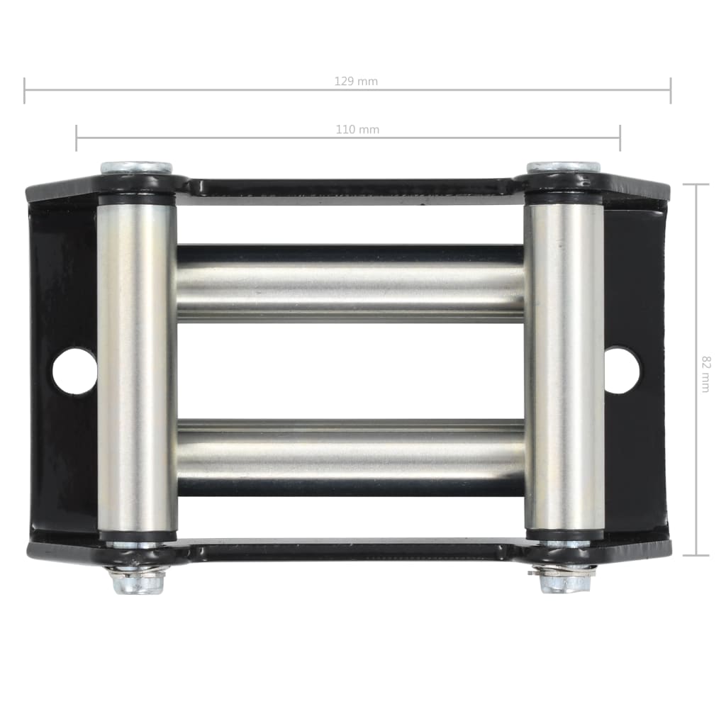 vidaXL Guide-câble à 4 voies Acier 1500-3000 lbs