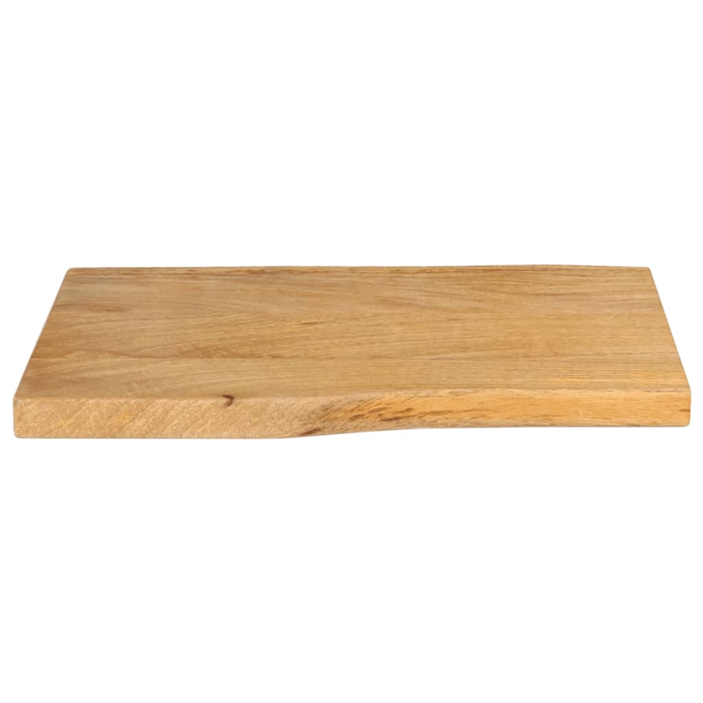 vidaXL Dessus de table 60x40x3,8 cm bord vivant bois massif manguier