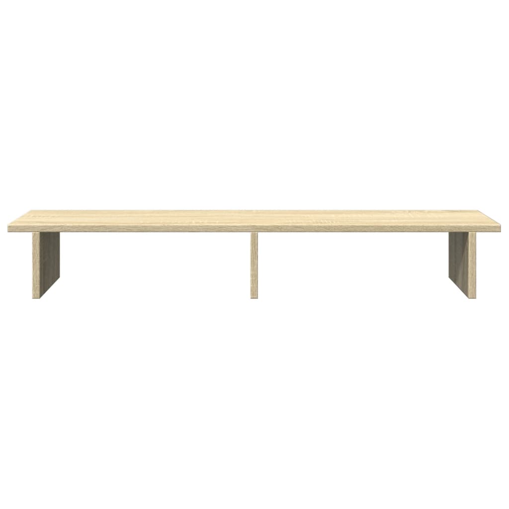 vidaXL Support de moniteur chêne sonoma 100x27x15 cm bois d'ingénierie