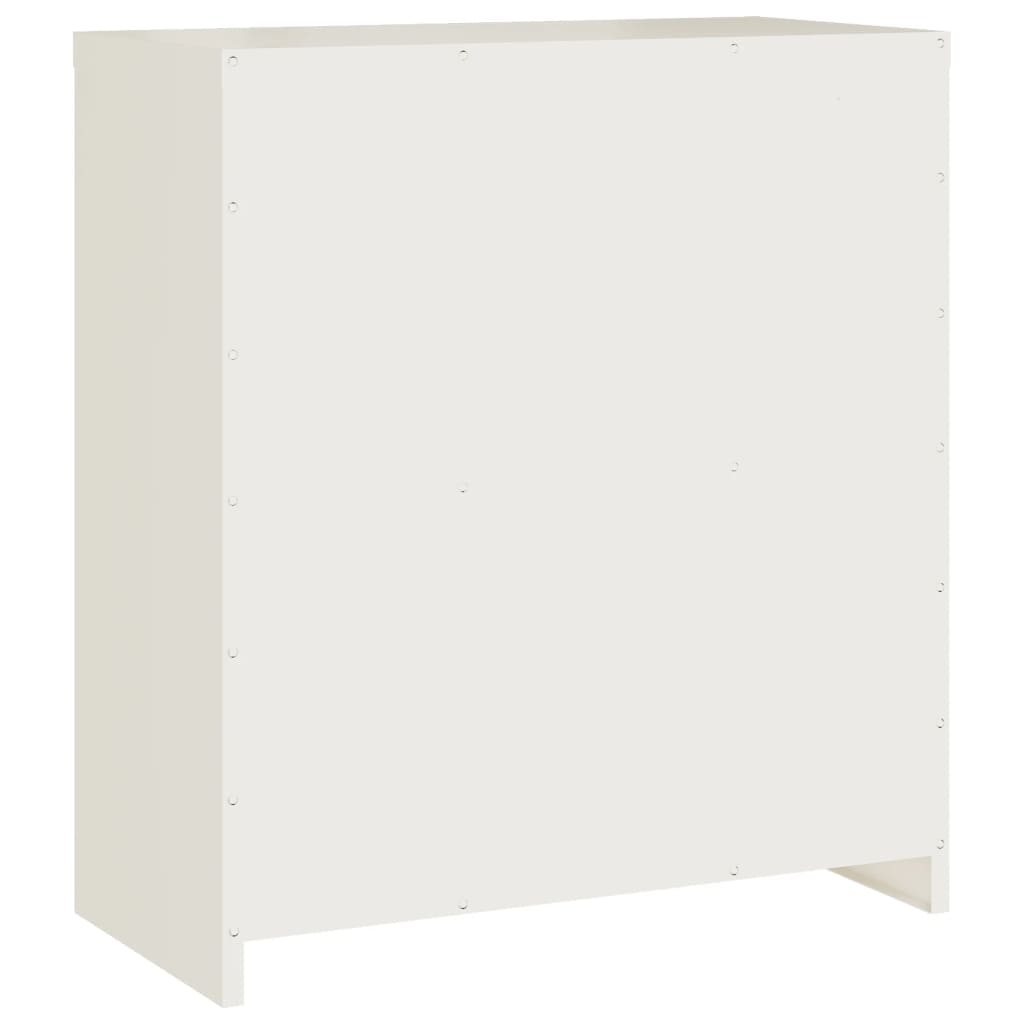 vidaXL Classeur blanc 79x40x90 cm acier