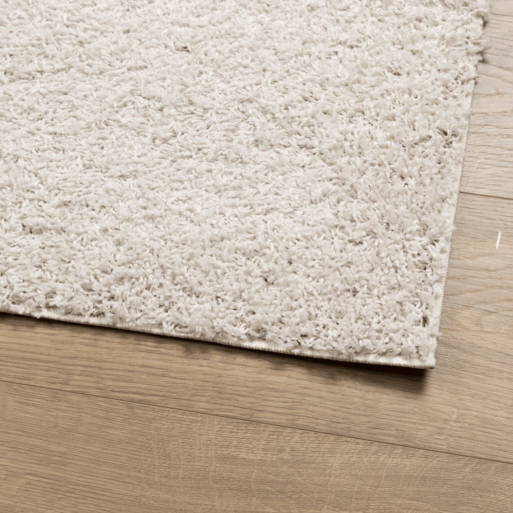 vidaXL Tapis shaggy PAMPLONA poils longs moderne crème 200x200 cm