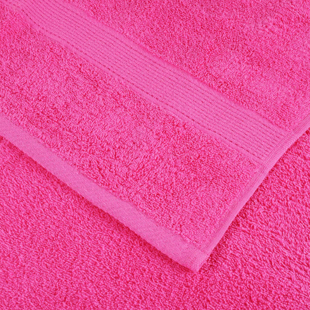 vidaXL Serviettes de sauna de qualité supérieure SOLUND 2 pcs rose