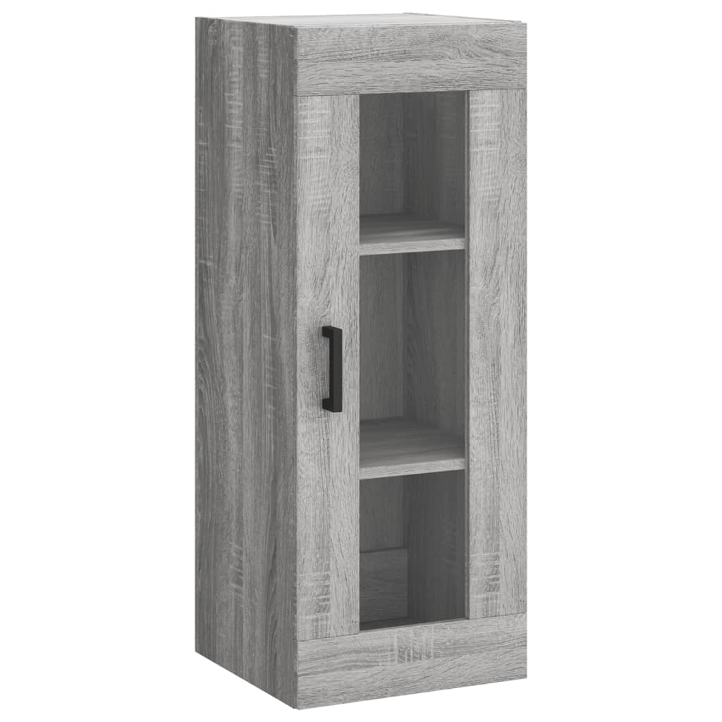 vidaXL Armoire murale sonoma gris 34,5x34x90 cm