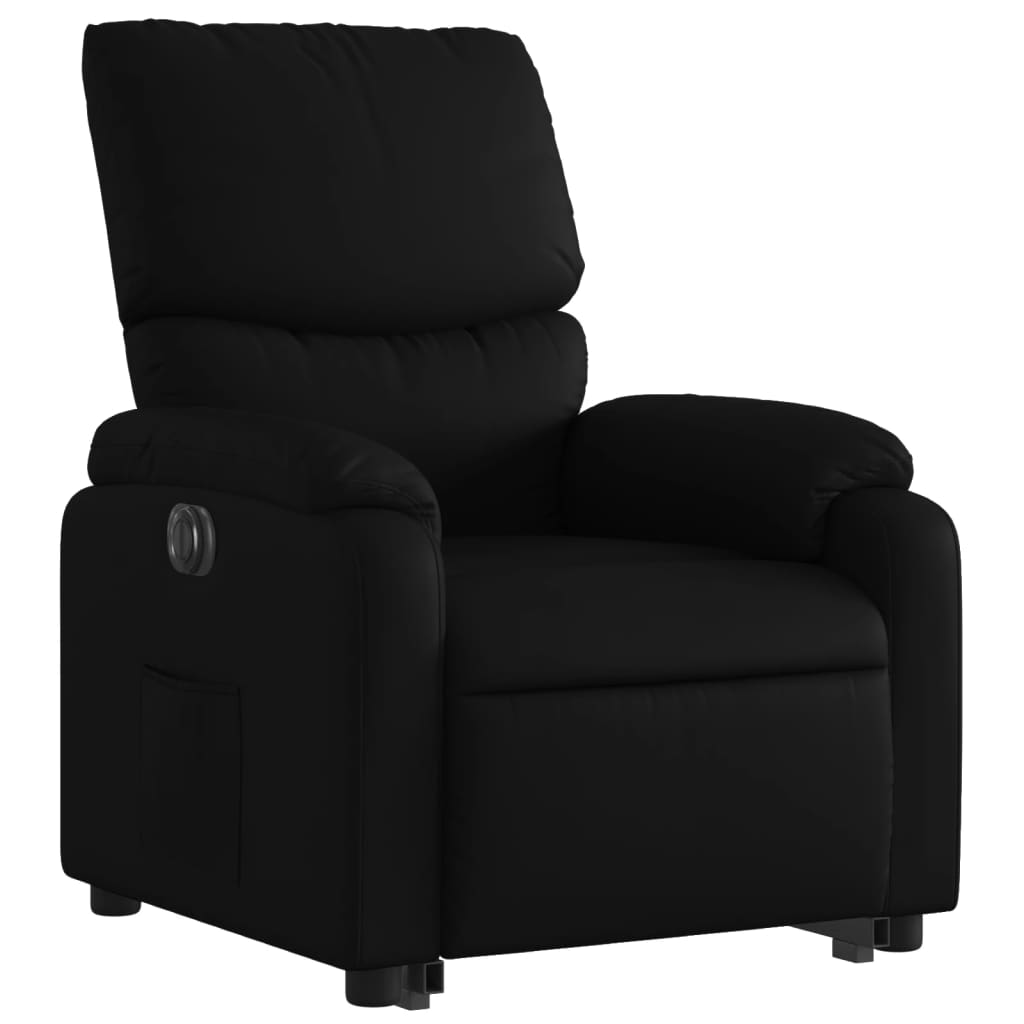 vidaXL Fauteuil inclinable électrique noir similicuir