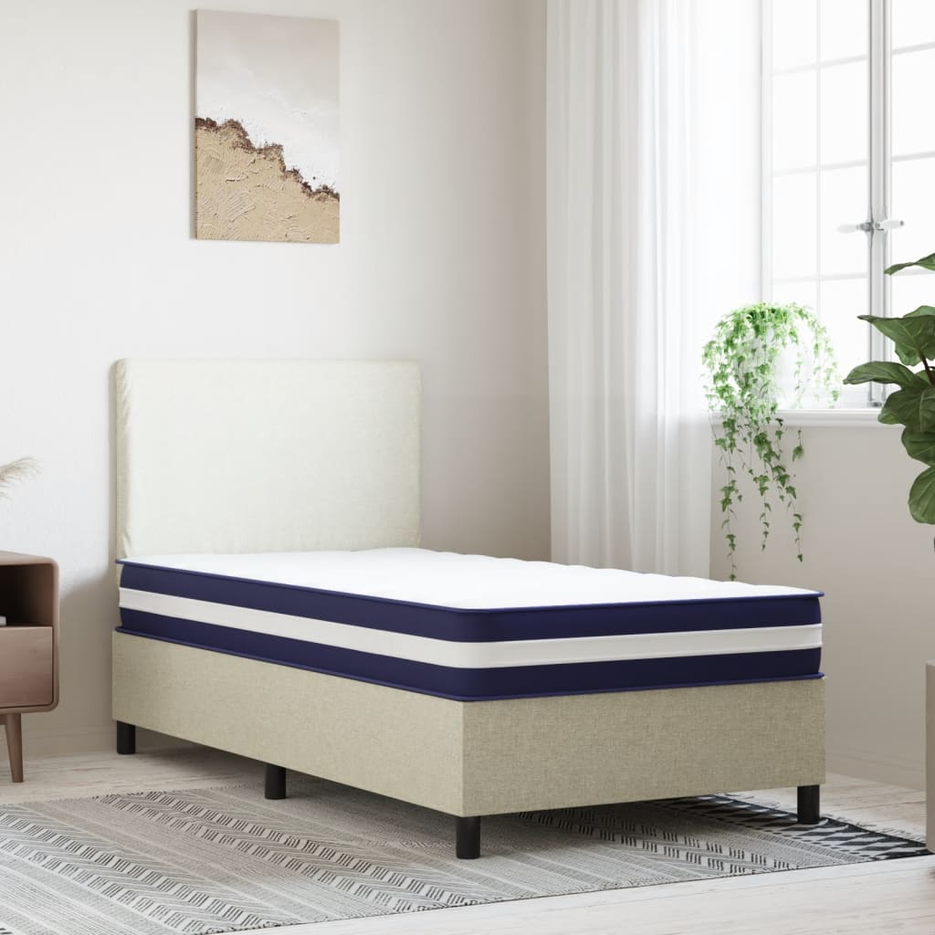 vidaXL Matelas à ressorts ensachés dureté moyenne 70x200 cm