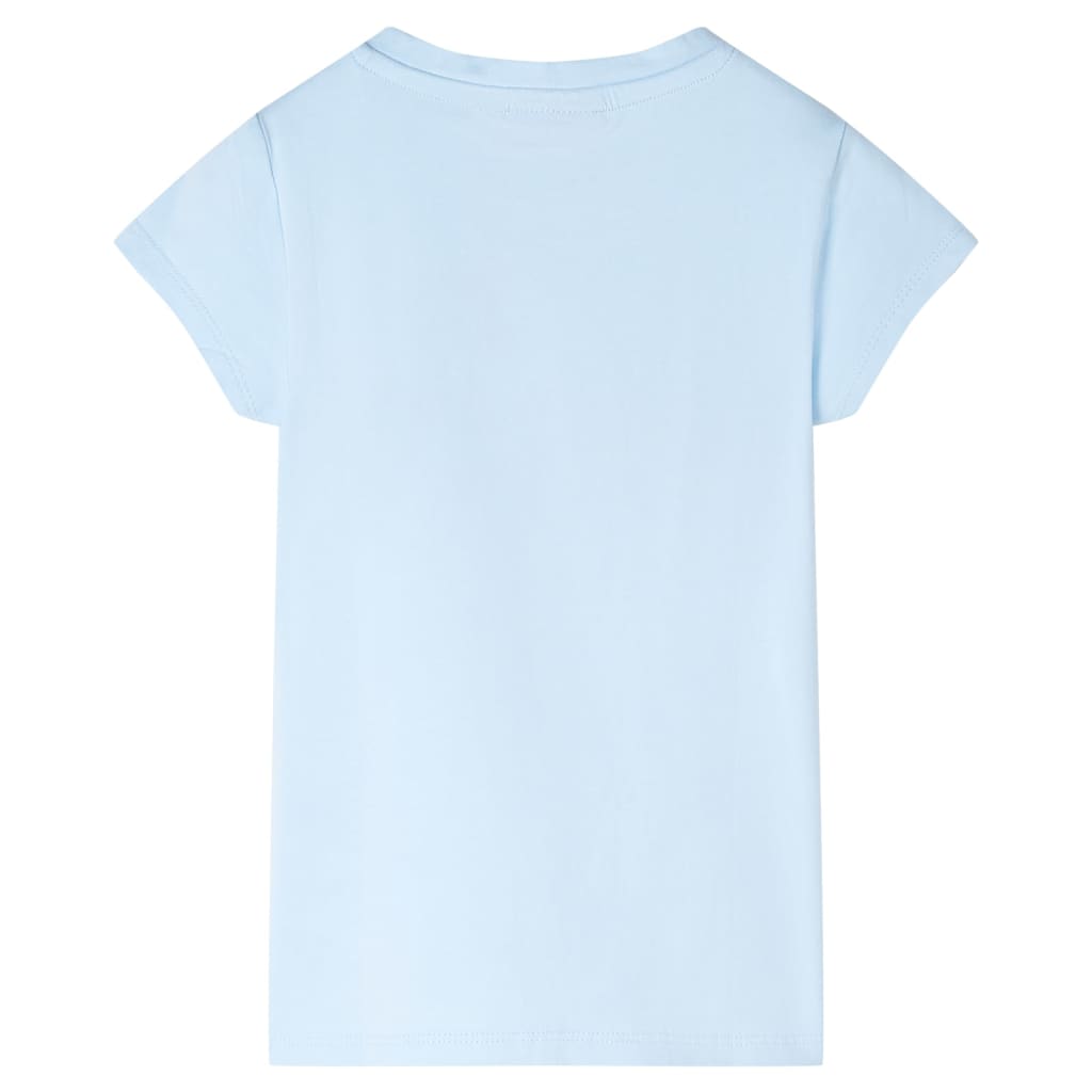 T-shirt pour enfants bleu doux 140