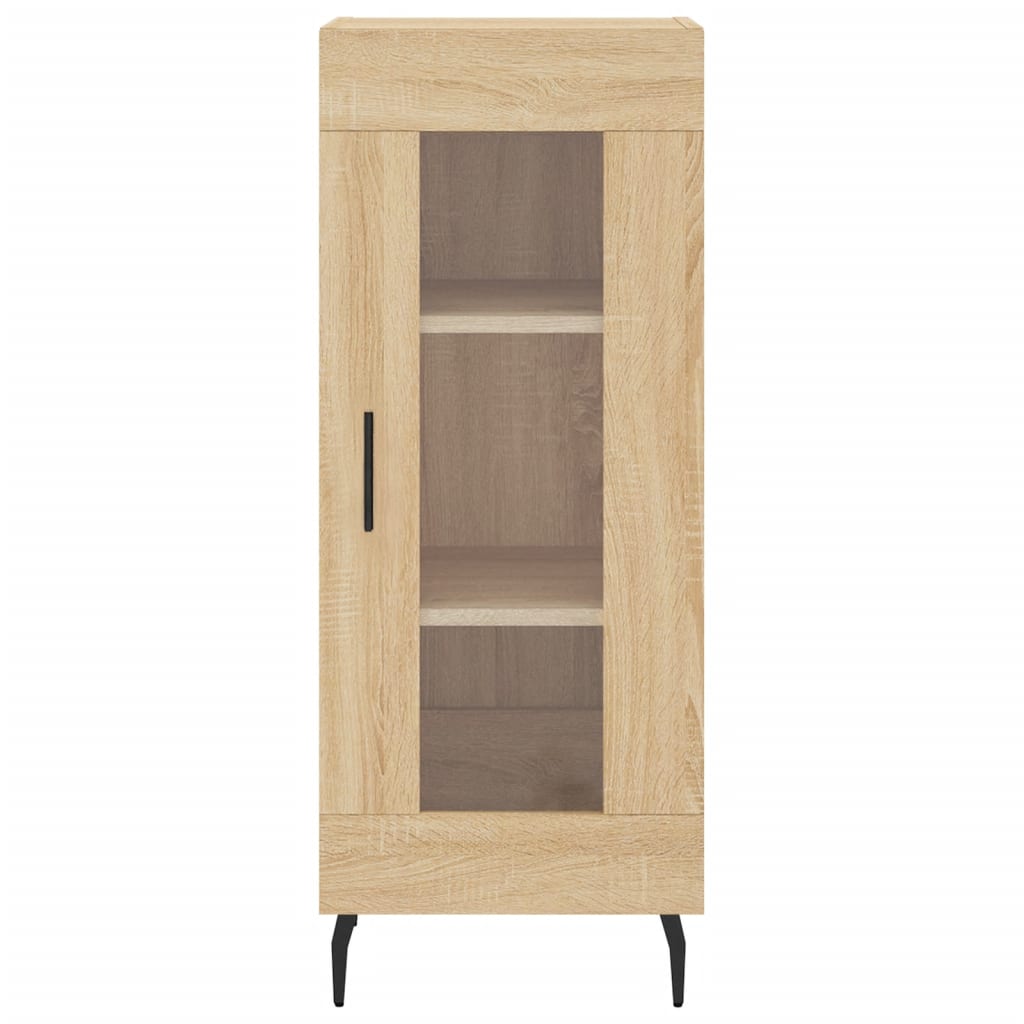 vidaXL Buffet haut Chêne sonoma 34,5x34x180 cm Bois d'ingénierie