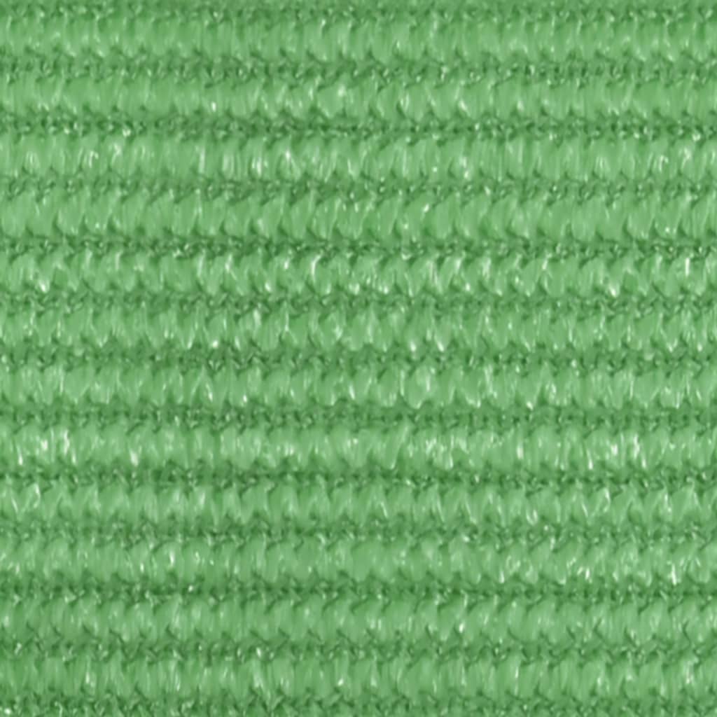 vidaXL Voile d'ombrage 160 g/m² Vert clair 5x6x6 m PEHD