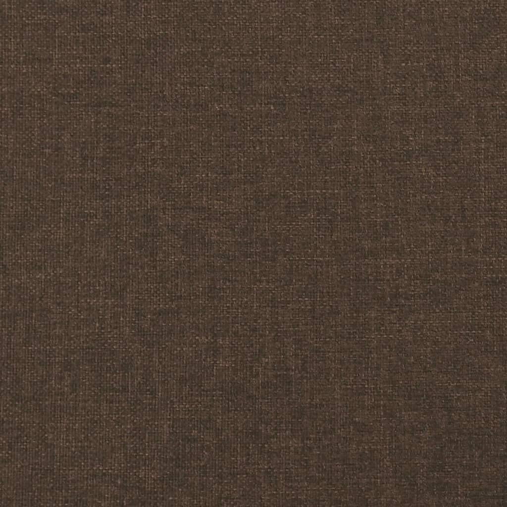 vidaXL Tête de lit Marron Foncé 90x5x78/88 cm Tissu