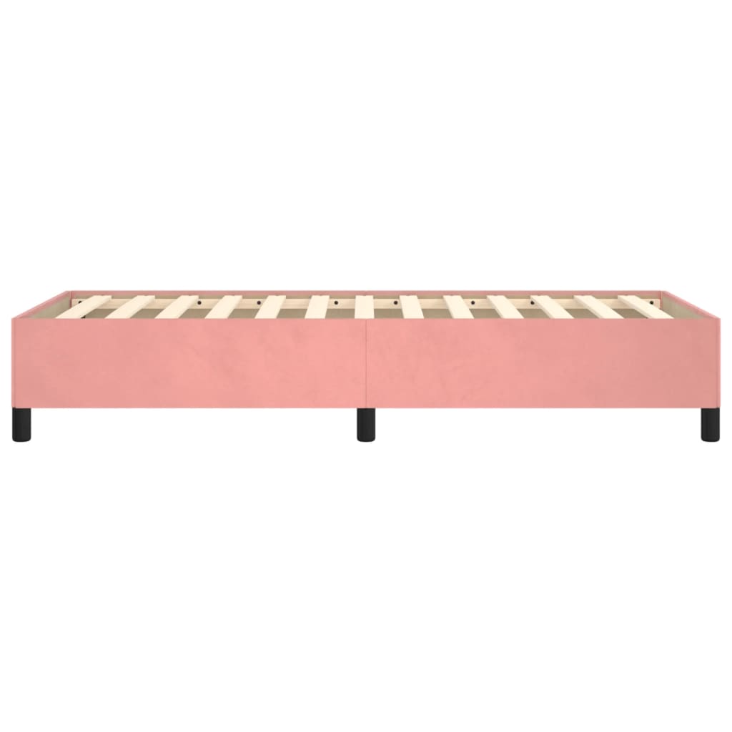 vidaXL Cadre de lit sans matelas rose 80x200 cm velours