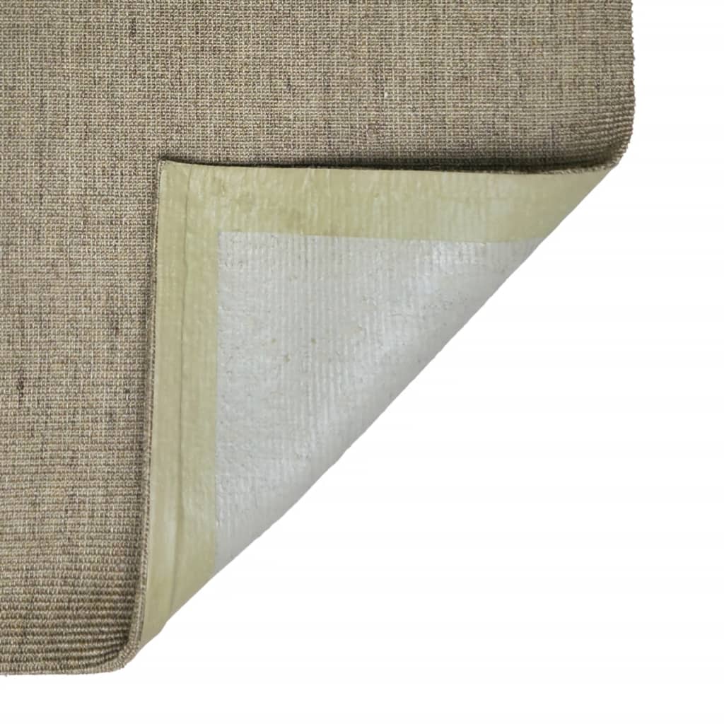 vidaXL Tapis en sisal pour griffoir taupe 80x250 cm