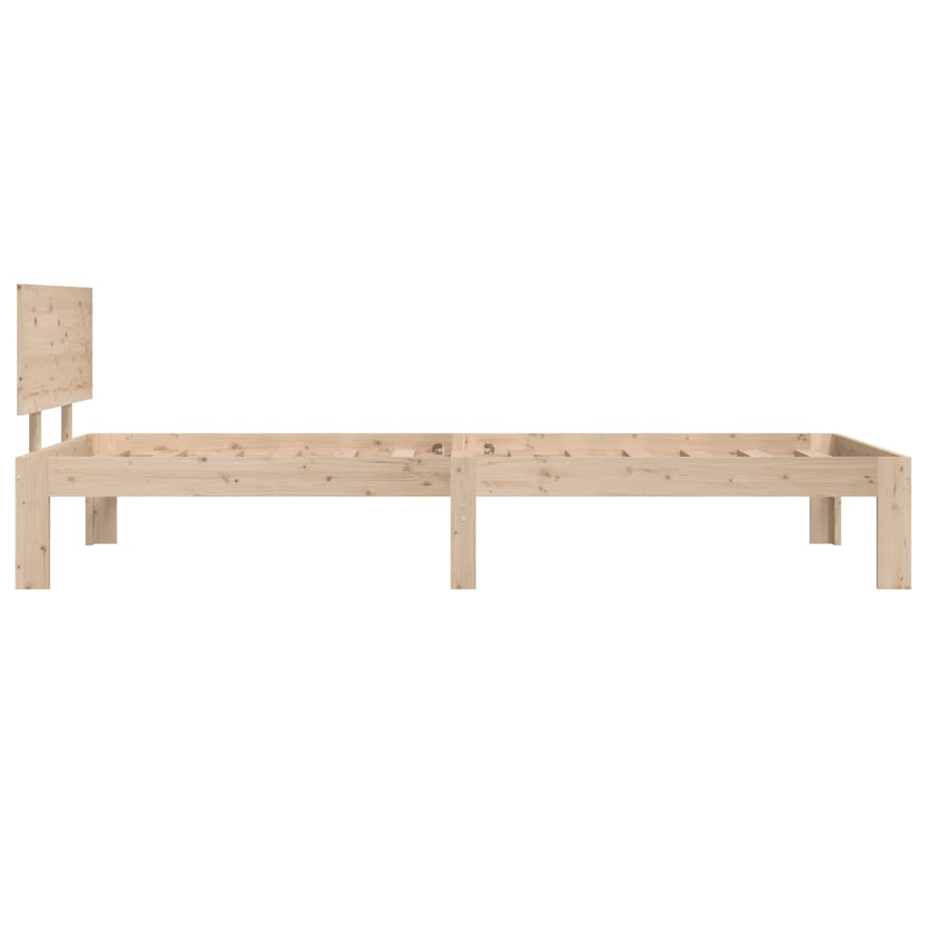 vidaXL Cadre de lit sans matelas bois de pin massif 90x200 cm