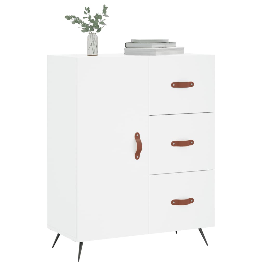 vidaXL Buffet blanc 69,5x34x90 cm bois d'ingénierie