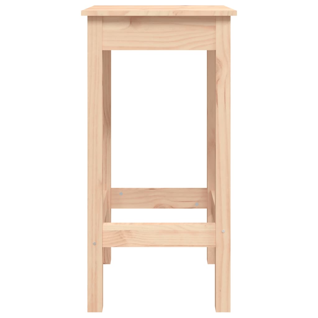 vidaXL Tabourets de bar 2 pcs 40x40x78 cm bois massif de pin