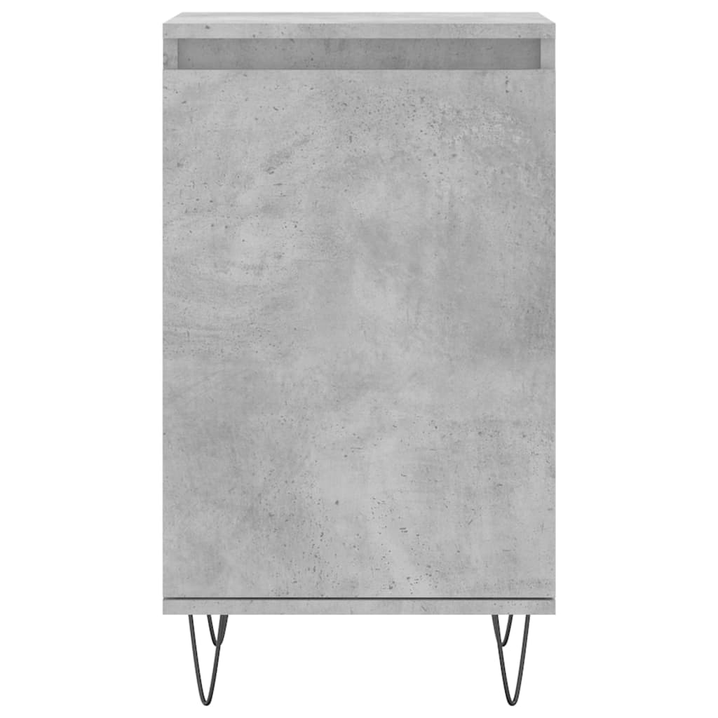 vidaXL Buffets 2 pcs gris béton 40x35x70 cm bois d'ingénierie