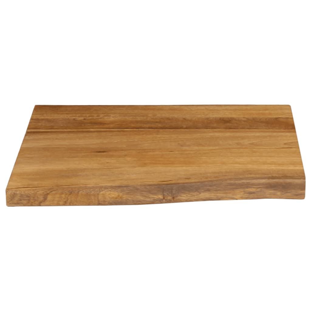 vidaXL Dessus de table 40x40x2,5 cm bord vivant bois massif manguier