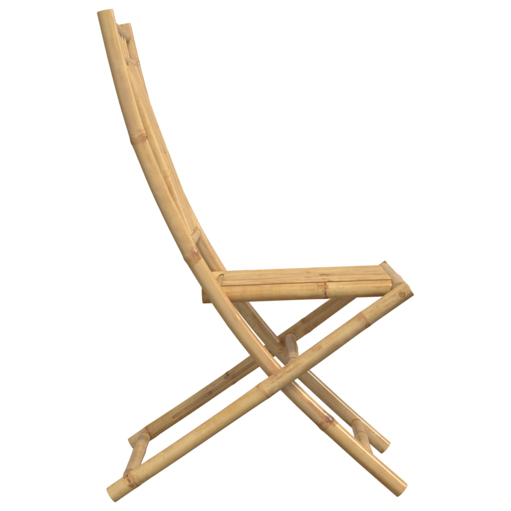 vidaXL Chaises pliables de jardin lot de 4 46x66x99 cm bambou