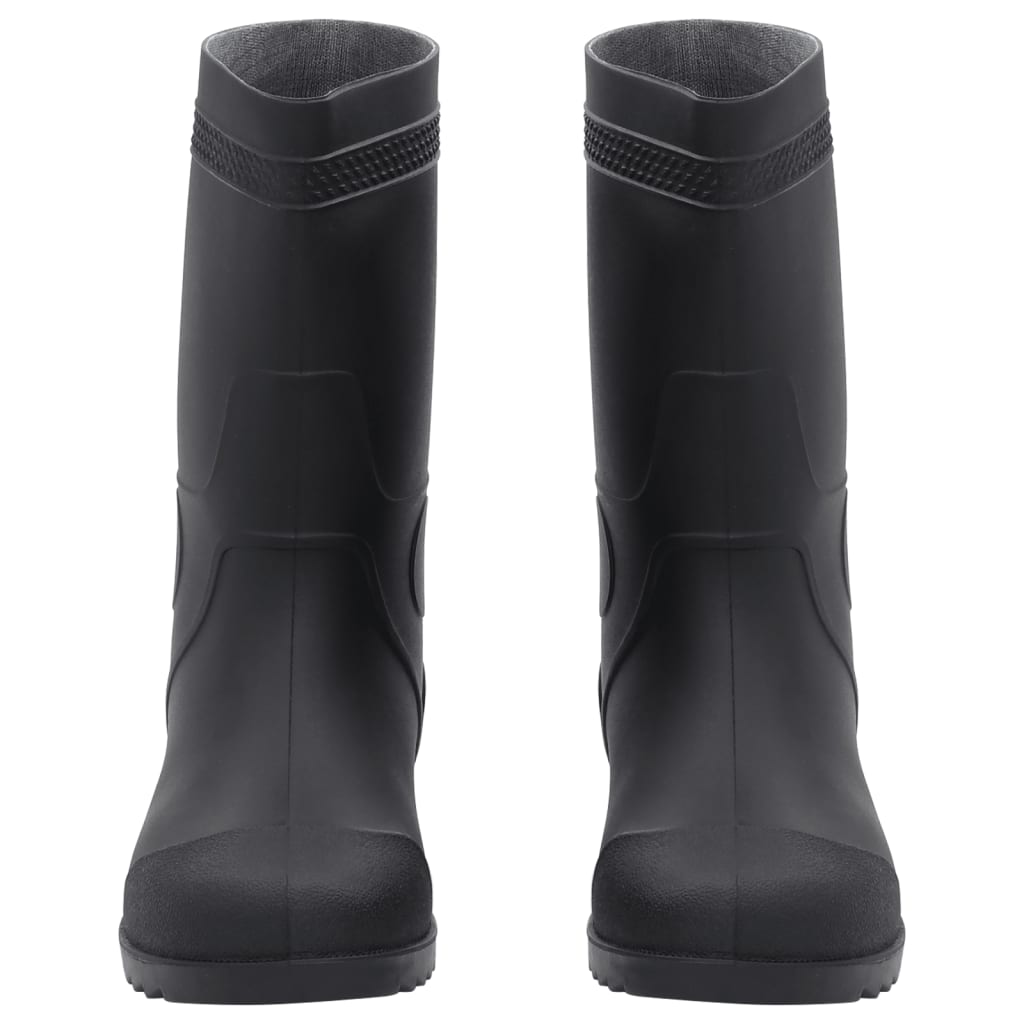 vidaXL Bottes de pluie noir taille 43 PVC