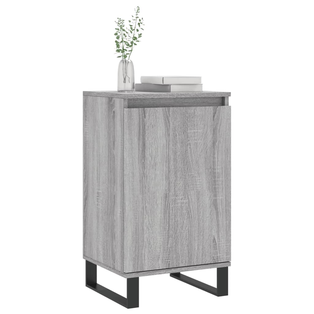 vidaXL Buffets 2 pcs sonoma gris 40x35x70 cm bois d'ingénierie