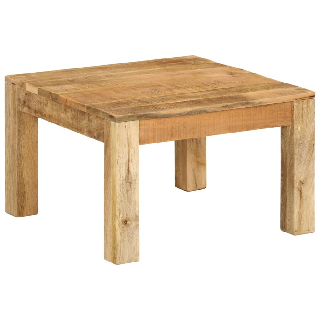 vidaXL Table basse 55x55x35 cm Bois de manguier massif