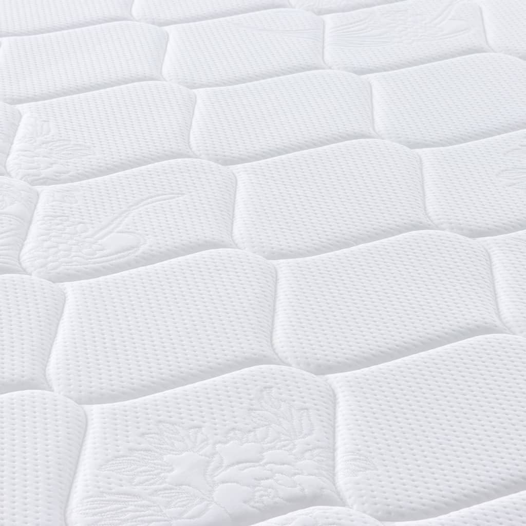 vidaXL Matelas à ressorts ensachés dureté moyenne 90x190 cm