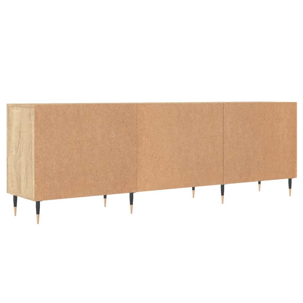 vidaXL Meuble TV chêne sonoma 150x30x50 cm bois d'ingénierie